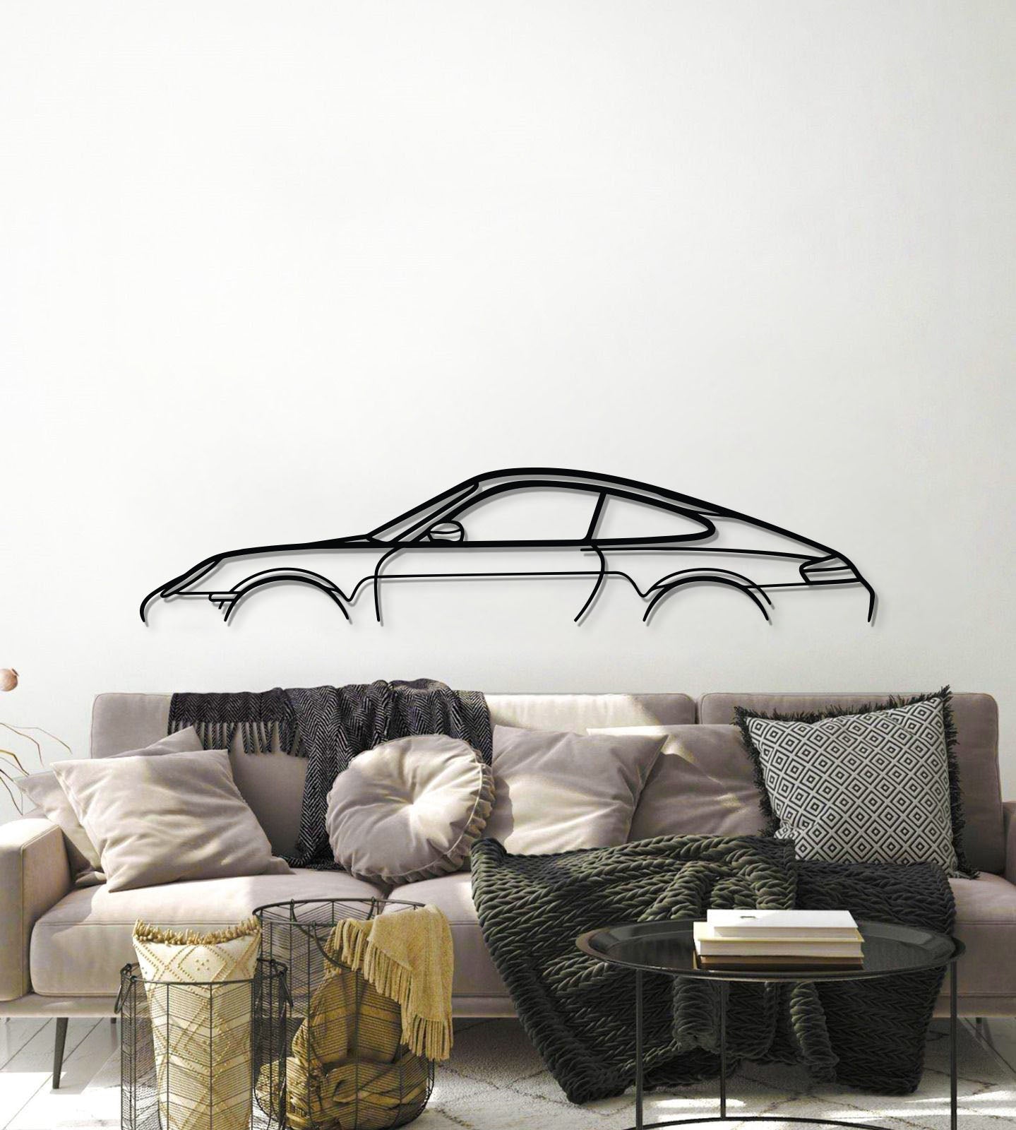 911 Model 996 Metal Car Wall Art - MT0867