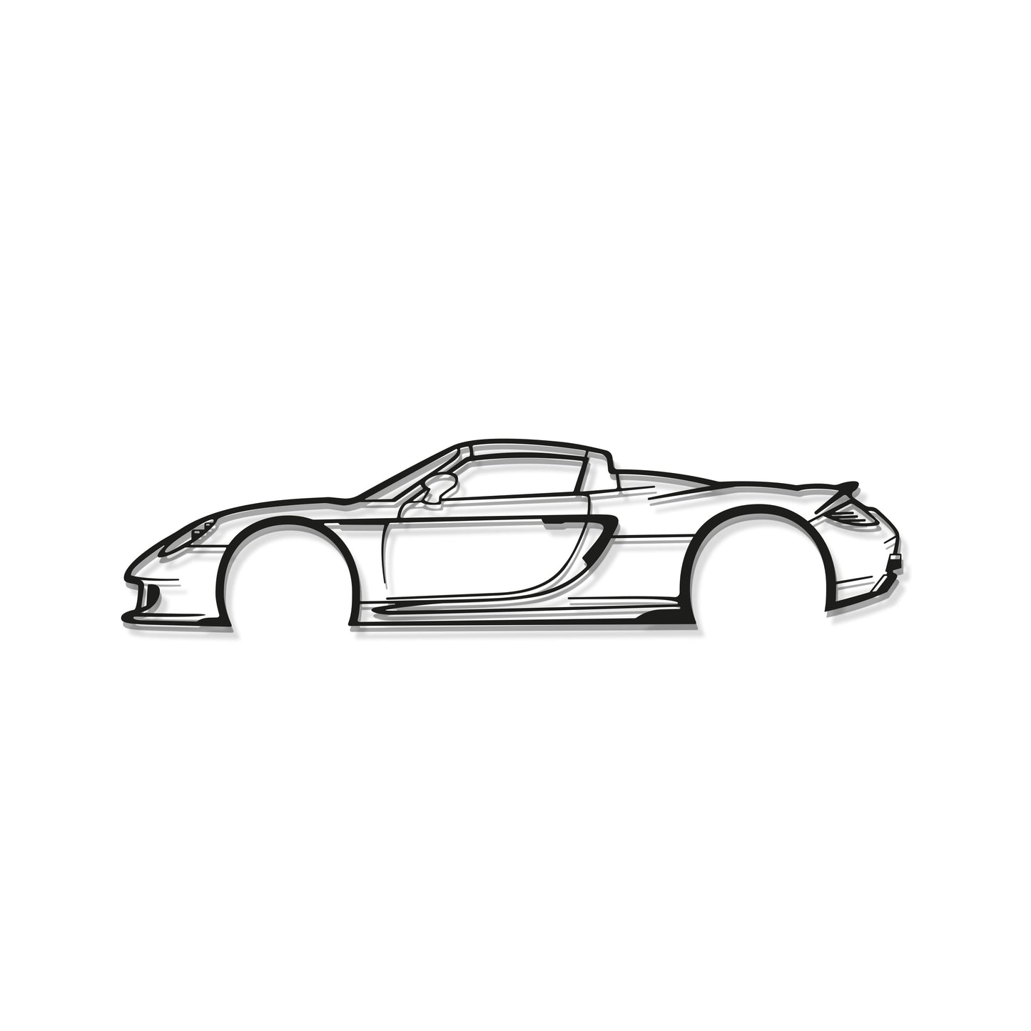 Carrera GT Metal Car Wall Art - MT0894