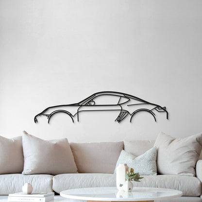 Cayman 987 Metal Car Wall Art - MT0896