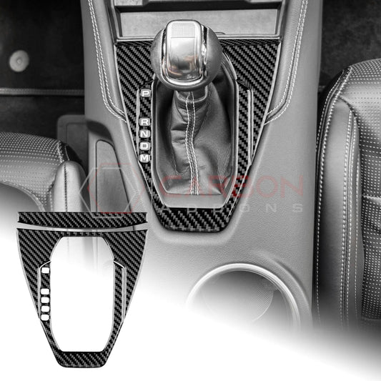 2024+ S650 Mustang Real Carbon Fiber Gear Shifter Trim Overlay