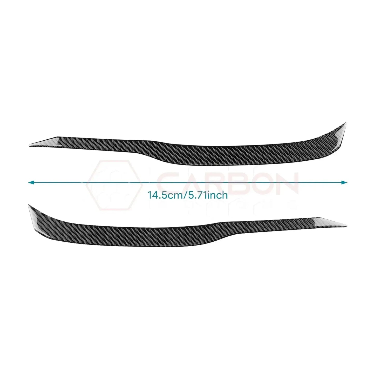 Real Carbon Fiber Seat Control Upper Trim Overlay for 2024+ Ford Mustang