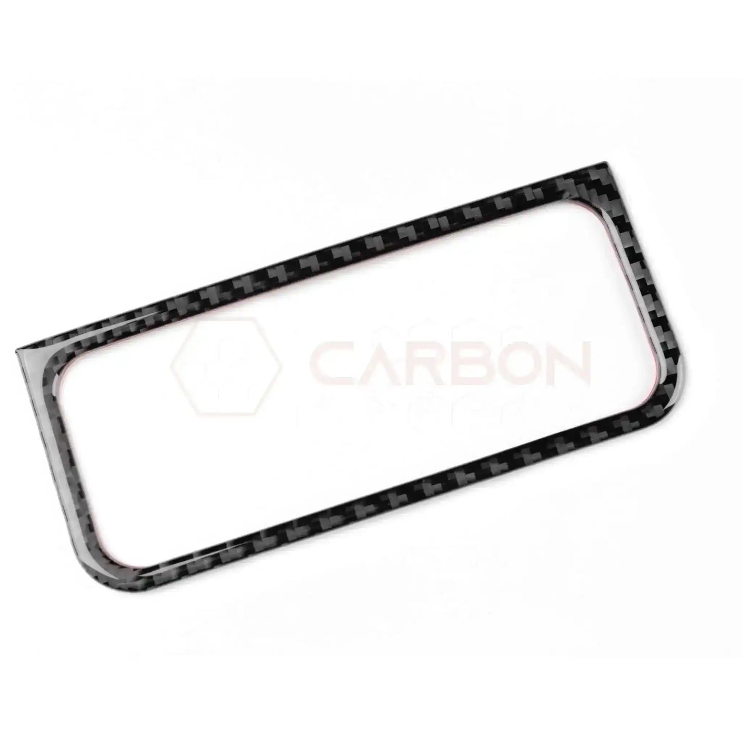Real Carbon Fiber Headlight Control Outer Trim Overlay for 2024+ Ford Mustang