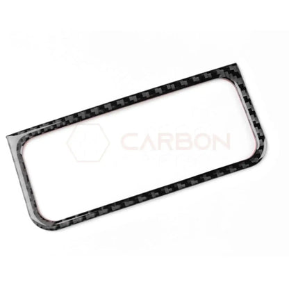 Real Carbon Fiber Headlight Control Outer Trim Overlay for 2024+ Ford Mustang