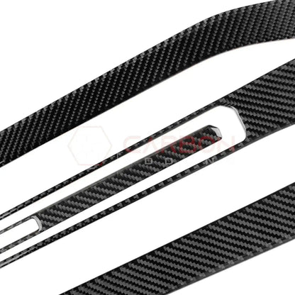 Real Carbon Fiber Passenger Side Dashboard Trim Overlays for 2024+ Ford Mustang