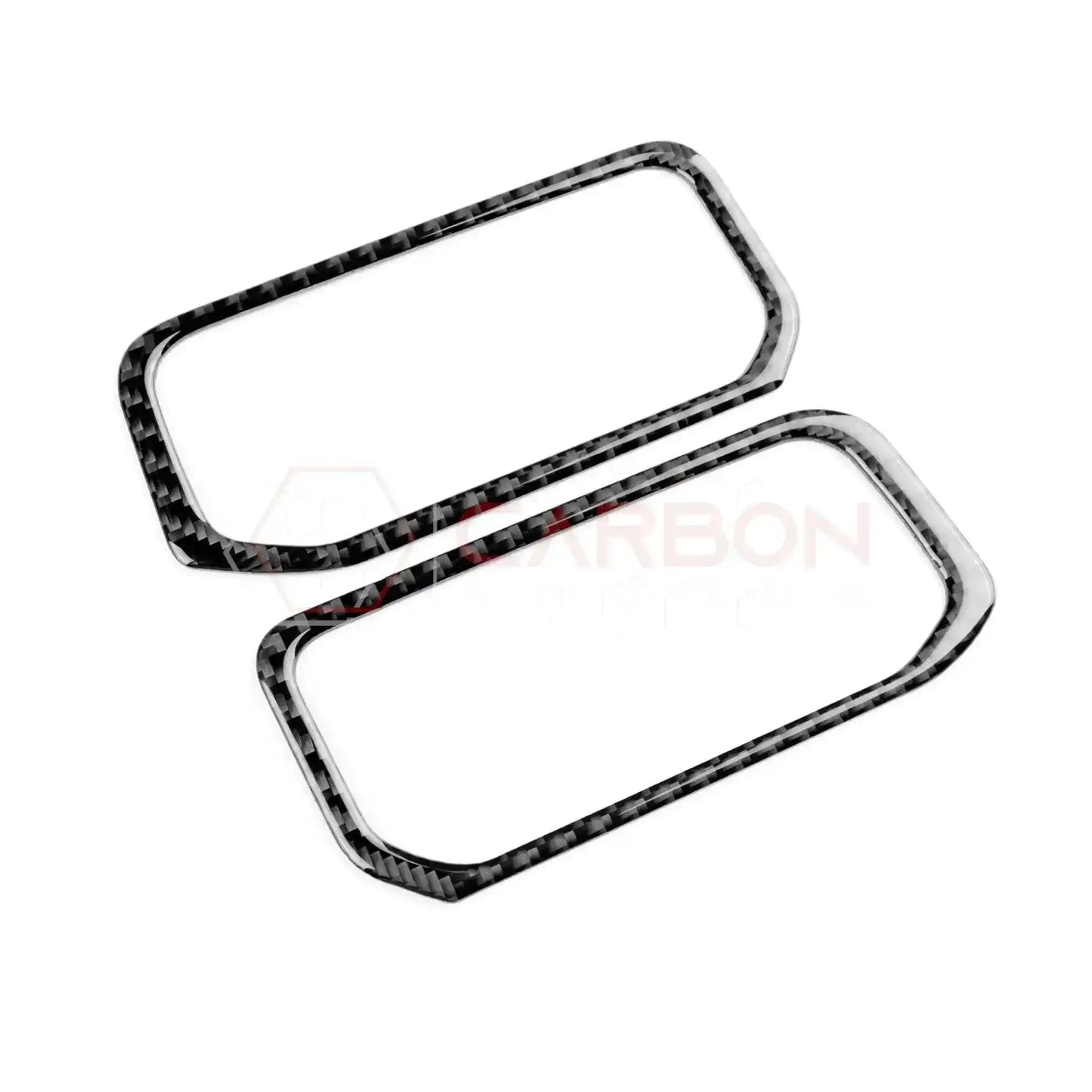 Real Carbon Fiber Center A/C Vent Frame Overlay for 2024+ Ford Mustang