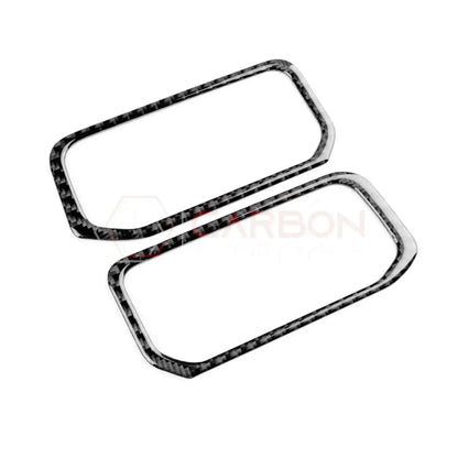 Real Carbon Fiber Center A/C Vent Frame Overlay for 2024+ Ford Mustang