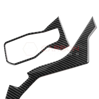 Real Carbon Fiber Driver Side Dashboard Trim Overlays for 2024+ Ford Mustang