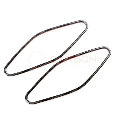 Real Carbon Fiber A-Pillar Speaker Trim Overlays for 2024+ Ford Mustang