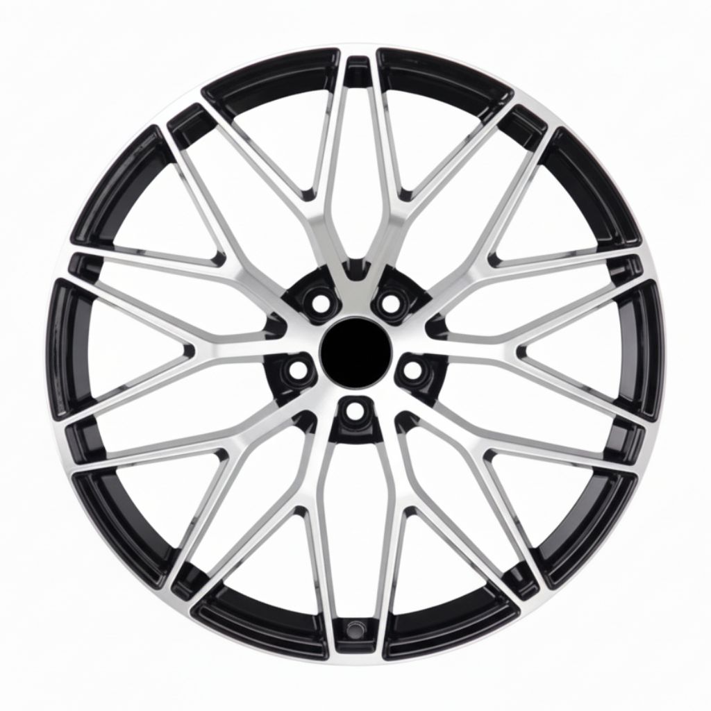 PS1 22x10 5x130 +50 71.6 Black Machined Face