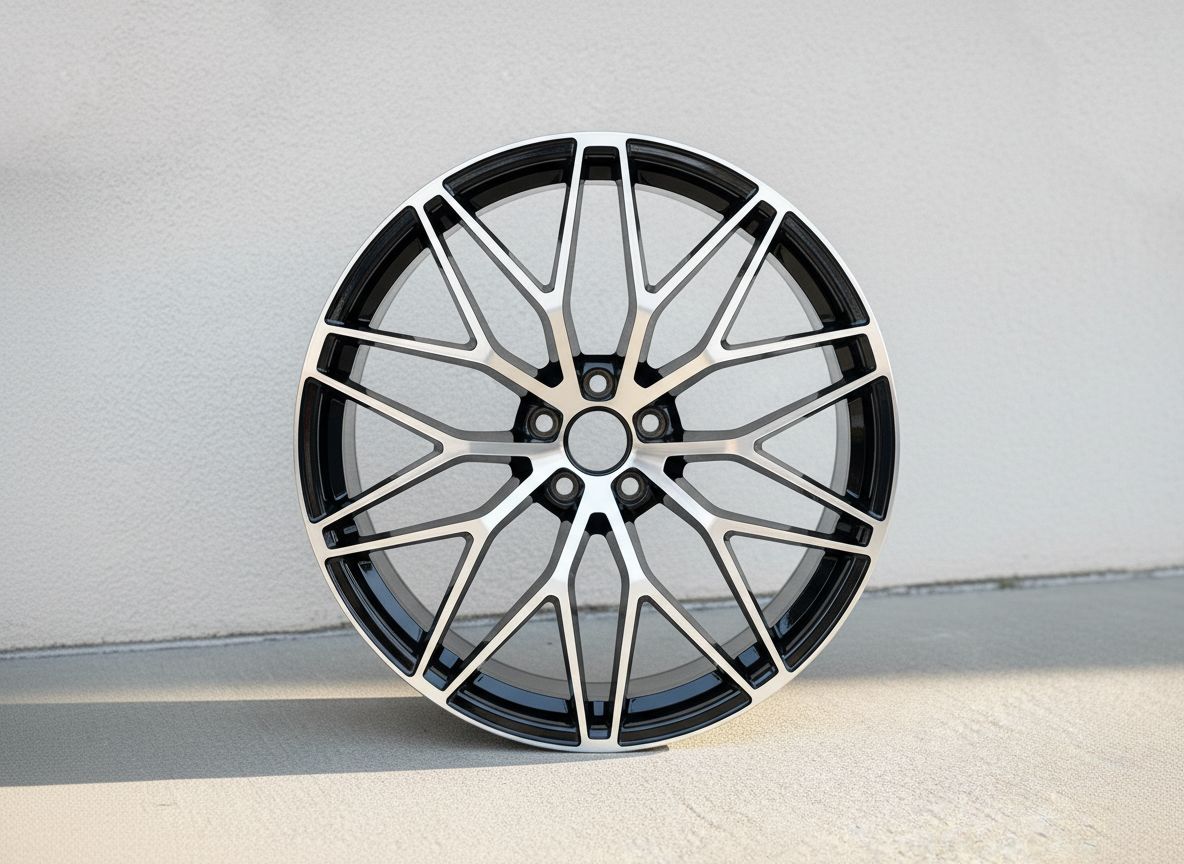 PS1 21x9.5 5x130 +46 71.6 Black Machined Face