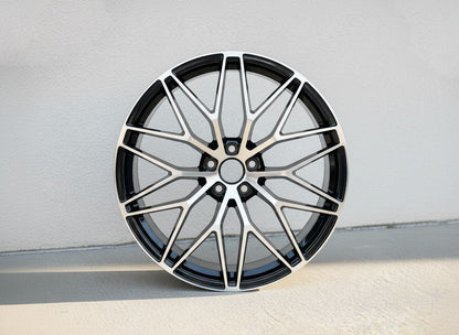 PS1 21x9.5 5x130 +46 71.6 Black Machined Face