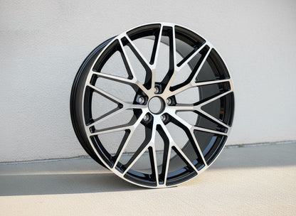 PS1 22x10 5x130 +50 71.6 Black Machined Face