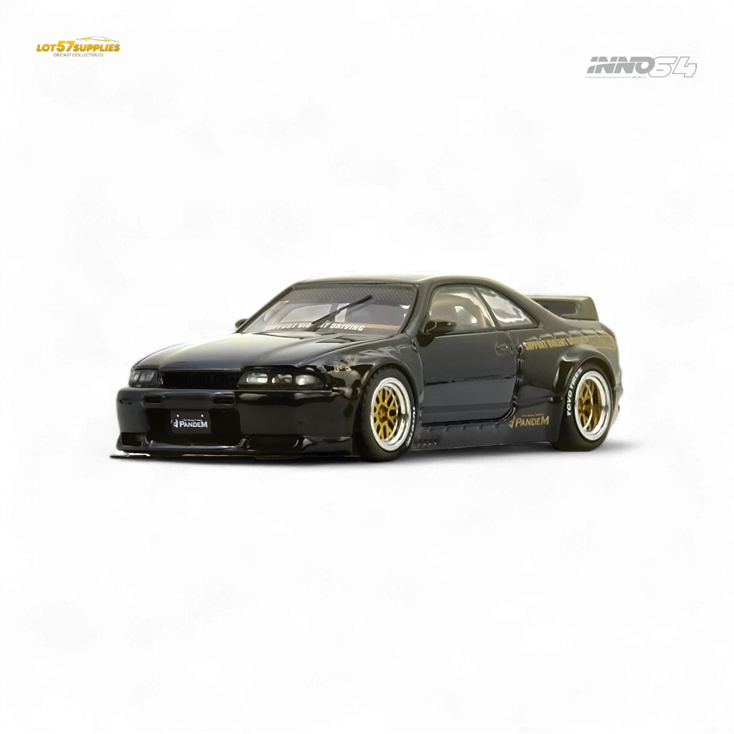 (Pre-Order) inno64 PANDEM GT-R (BCNR33) - Black 1:64