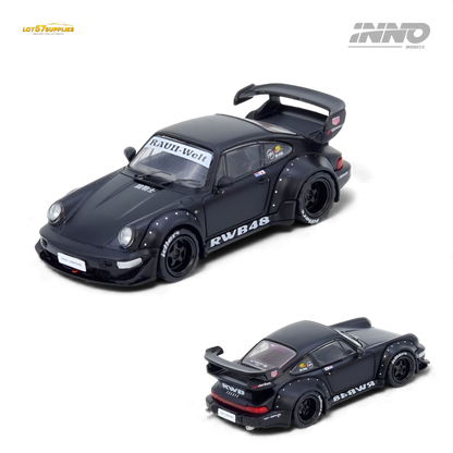 (Pre-Order) INNO64 RWB 964 Darth Vader - Black Matt 1:64