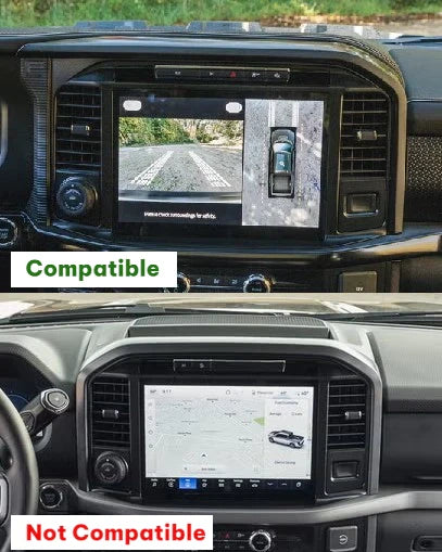 F150 2025+ Raptor/Lariat Radio Infotainment Screen Trim Carbon Fiber Cover