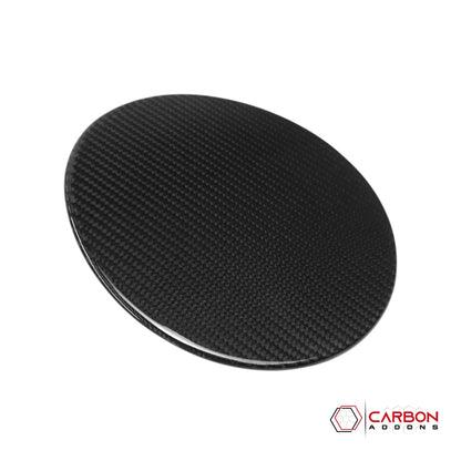 Real Carbon Fiber Fuel Door Cover for 2024+ Ford Mustang