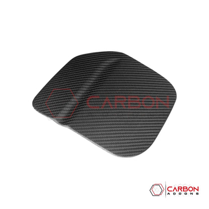 Real Carbon Fiber Gas Cap Cover For 2021–2026 Ford Bronco | Matte or Glossy Finish