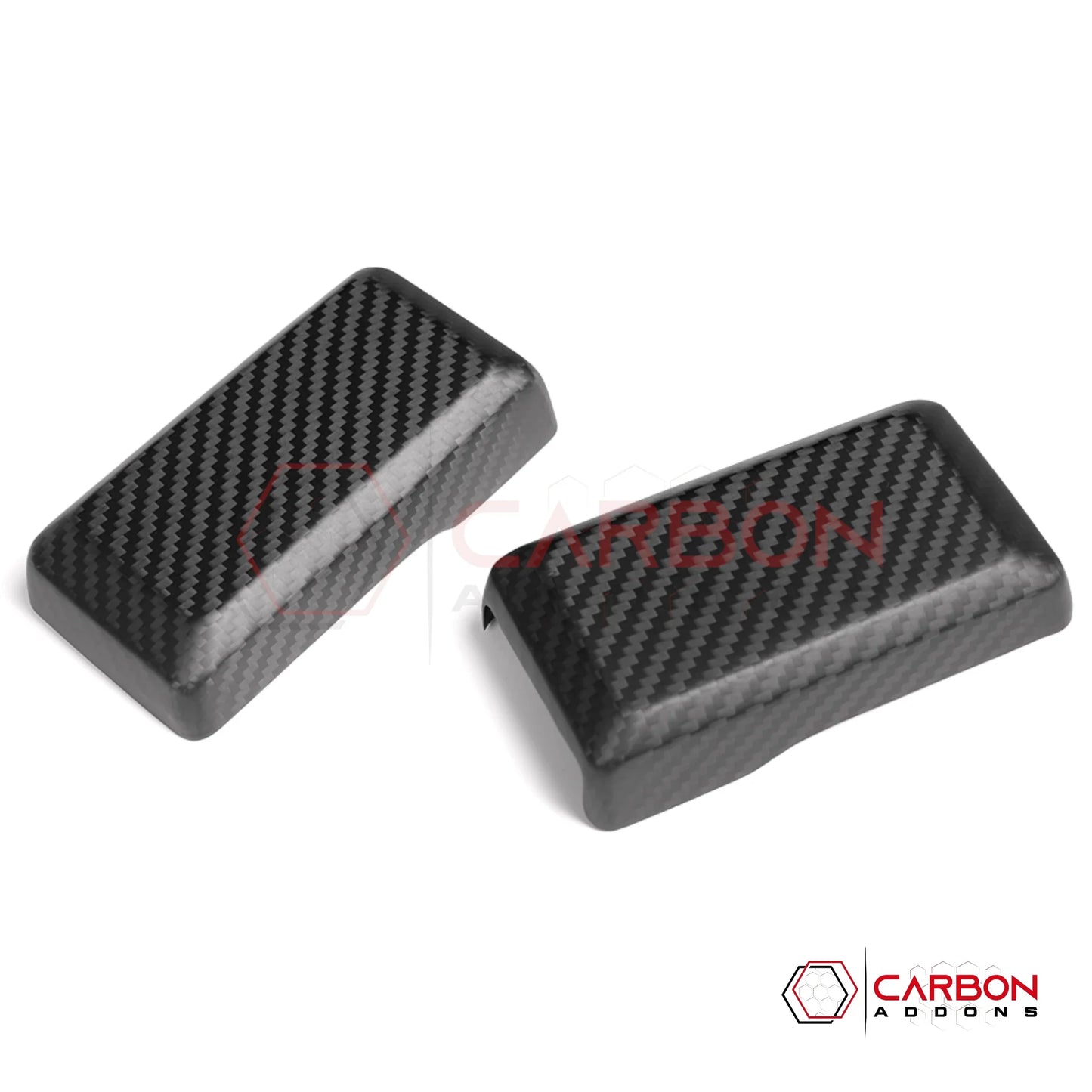 Real Carbon Fiber Rear Window Hinge Covers For 2021+ Ford Bronco (Glossy or Matte)
