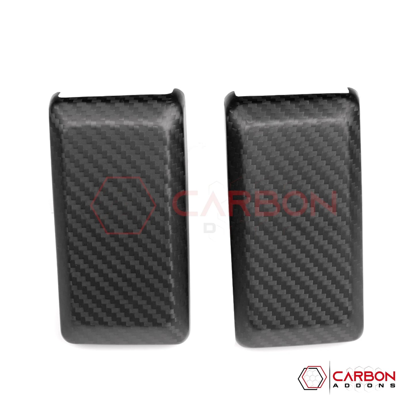 Real Carbon Fiber Rear Window Hinge Covers For 2021+ Ford Bronco (Glossy or Matte)