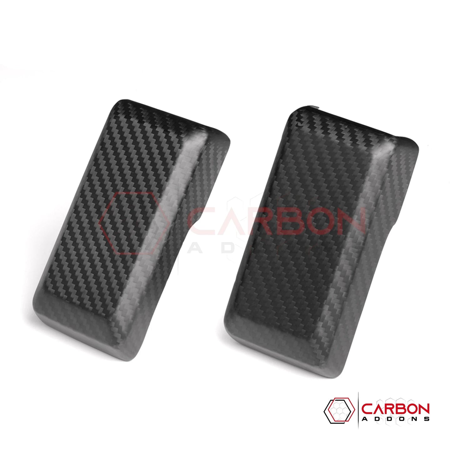 Real Carbon Fiber Rear Window Hinge Covers For 2021+ Ford Bronco (Glossy or Matte)