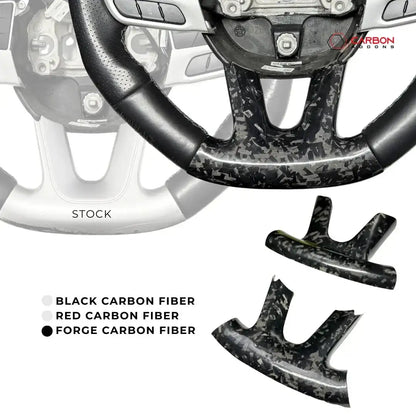 Dodge SRT Charger Challenger Durango 2015+ Carbon Fiber Bottom Lower Steering Wheel Trim Cover