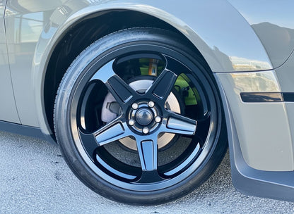 SR1 20x9.5 5x115 +15 71.5 Gloss Black