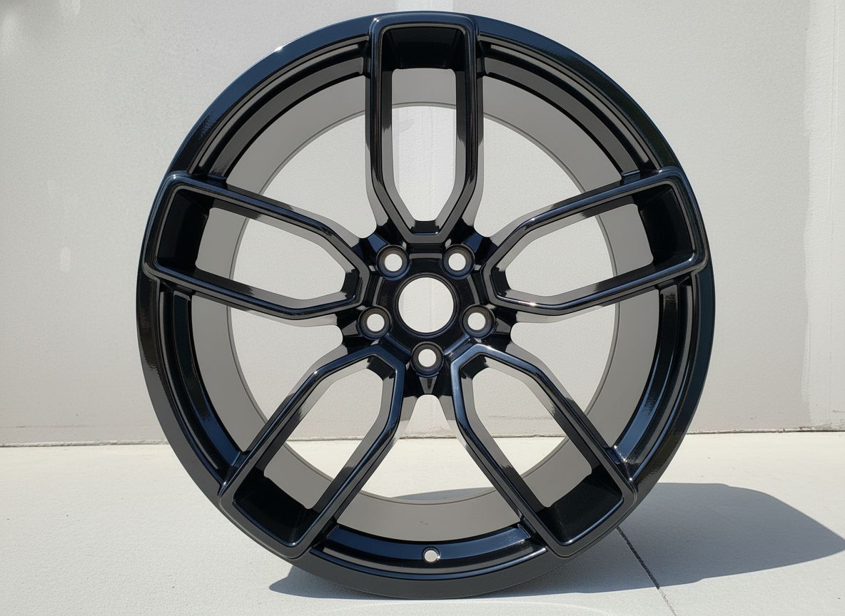 SR2 20x11 5x115 +18 71.5 Gloss Black