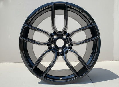 SR2 20x11 5x115 +18 71.5 Gloss Black