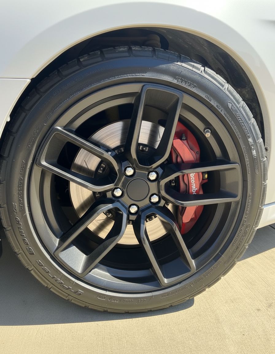 SR2 20x11 5x115 +18 71.5 Gloss Black
