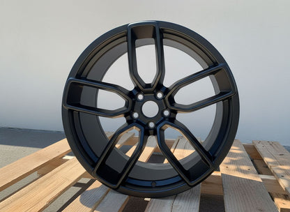 SR2 20x9.5 5x115 +15 71.5 Matte Black