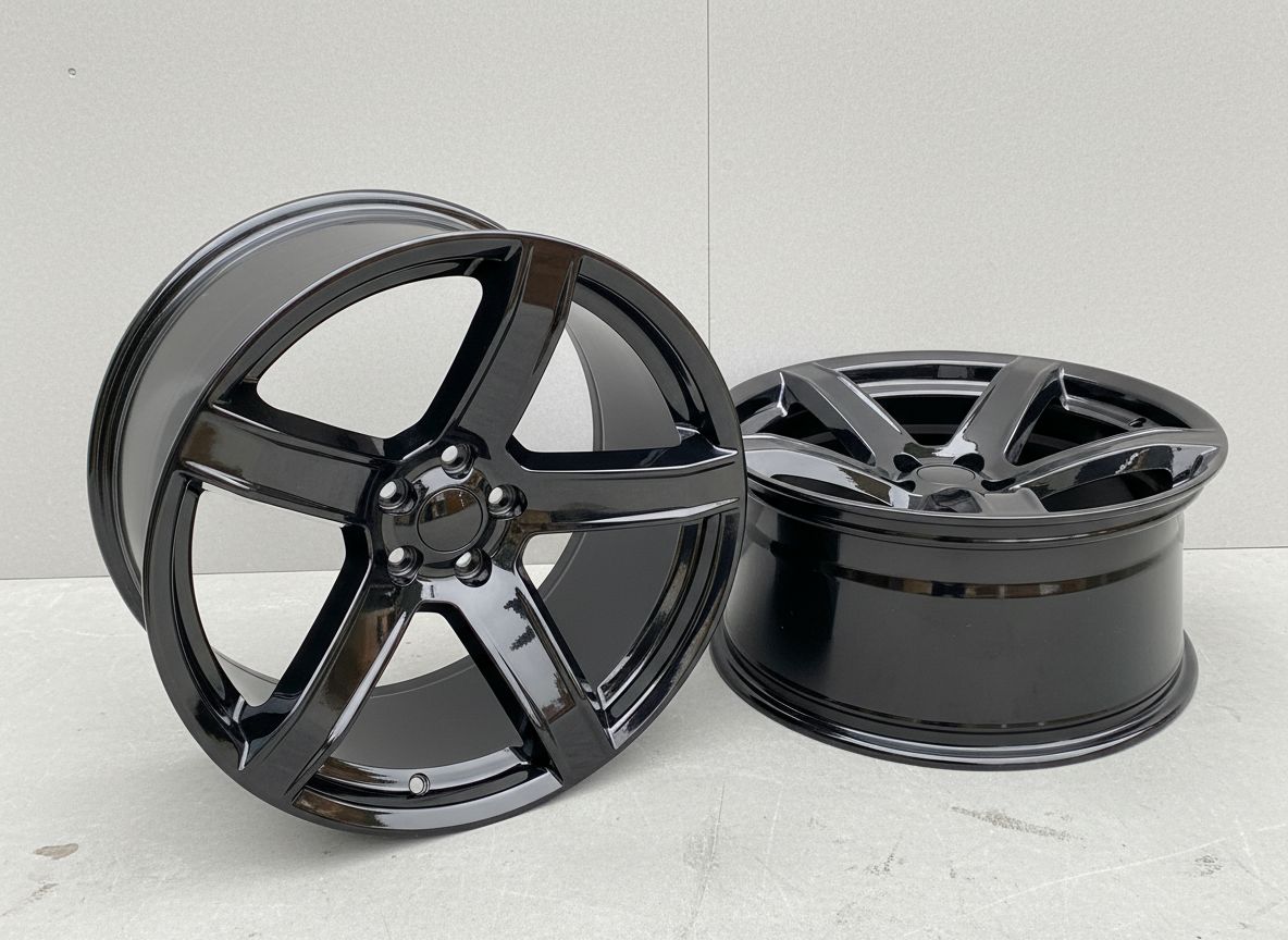 SR3 20x9.5 5x115 +15 71.5 Gloss Black