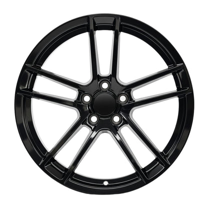 SR4 20x9.5 5x115 +18 71.5 GLOSS BLACK (Dodge SRT Challenger Charger)