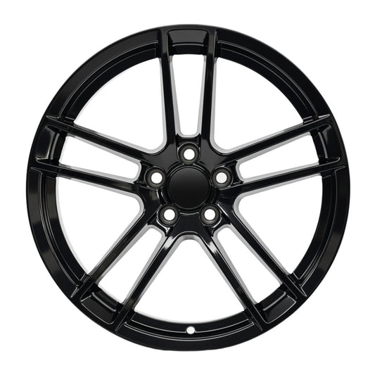 SR4 20x9.5 5x115 +18 71.5 GLOSS BLACK (Dodge SRT Challenger Charger)