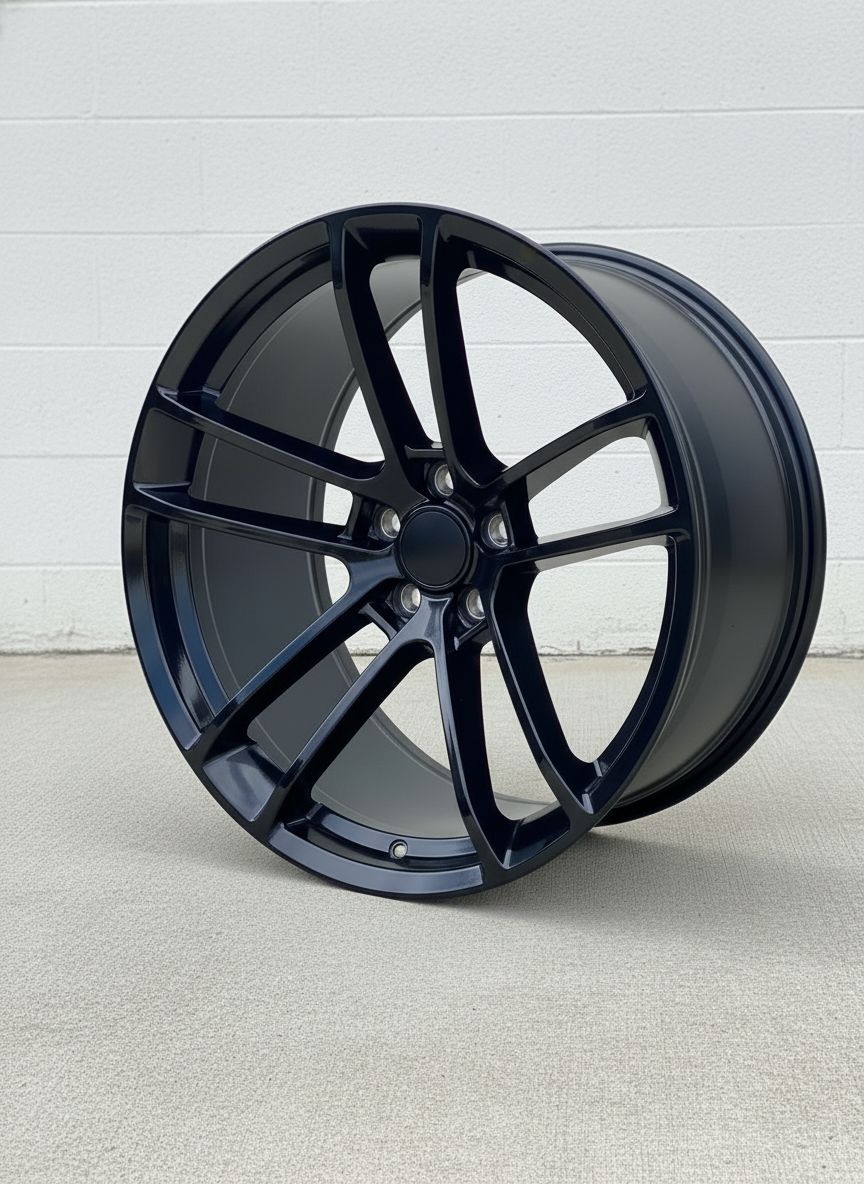 SR4 20x11 5x115 +22 71.5 Gloss Black