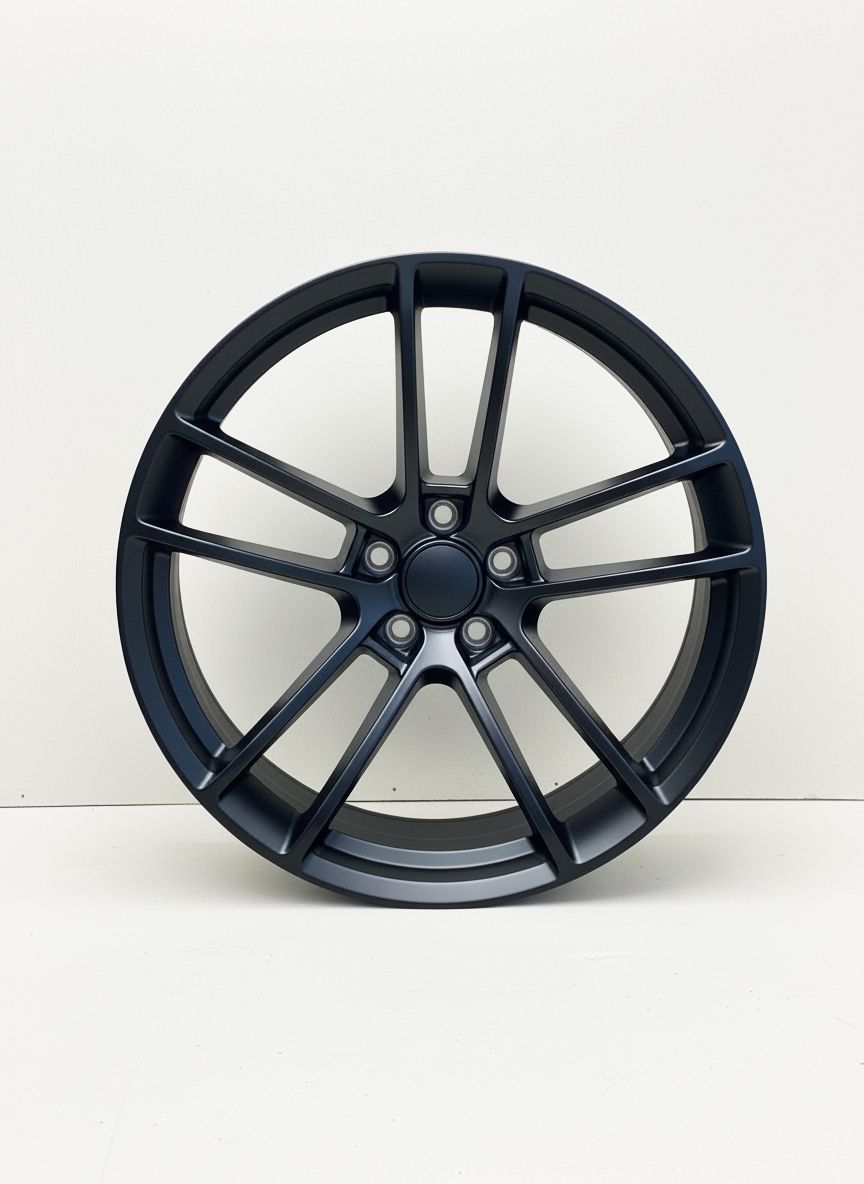 SR4 20x11 5x115 +22 71.5 Matte Black