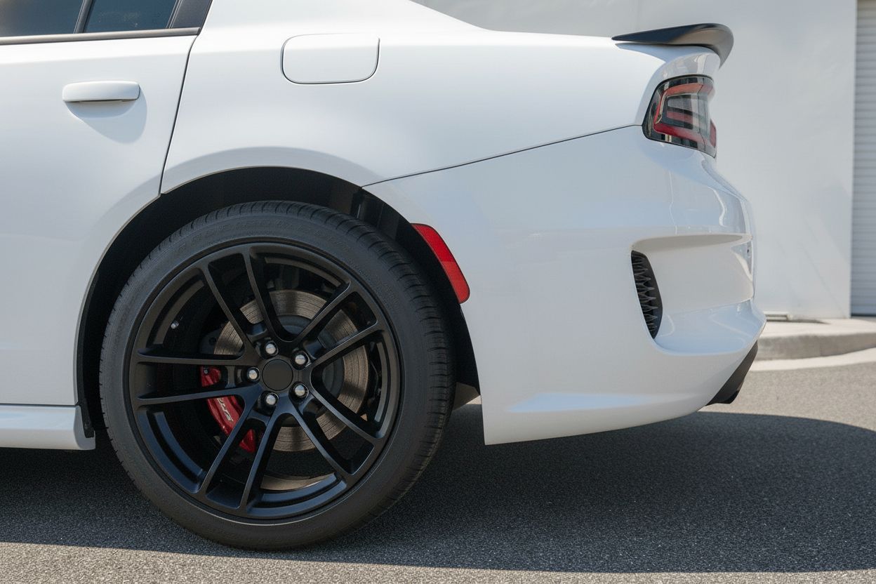 SR4 20x9.5 5x115 +18 71.5 Matte Black