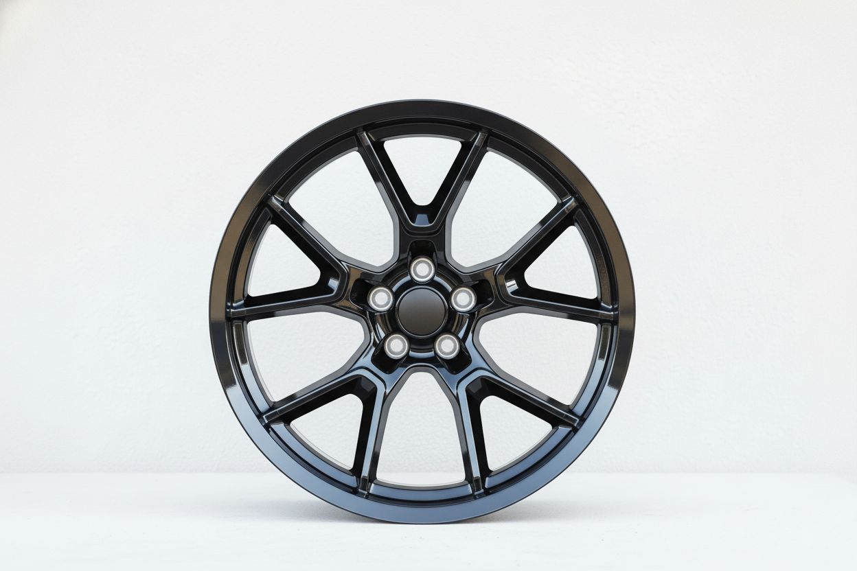 SR6 20x9 5x115 +10 71.5 Gloss Black