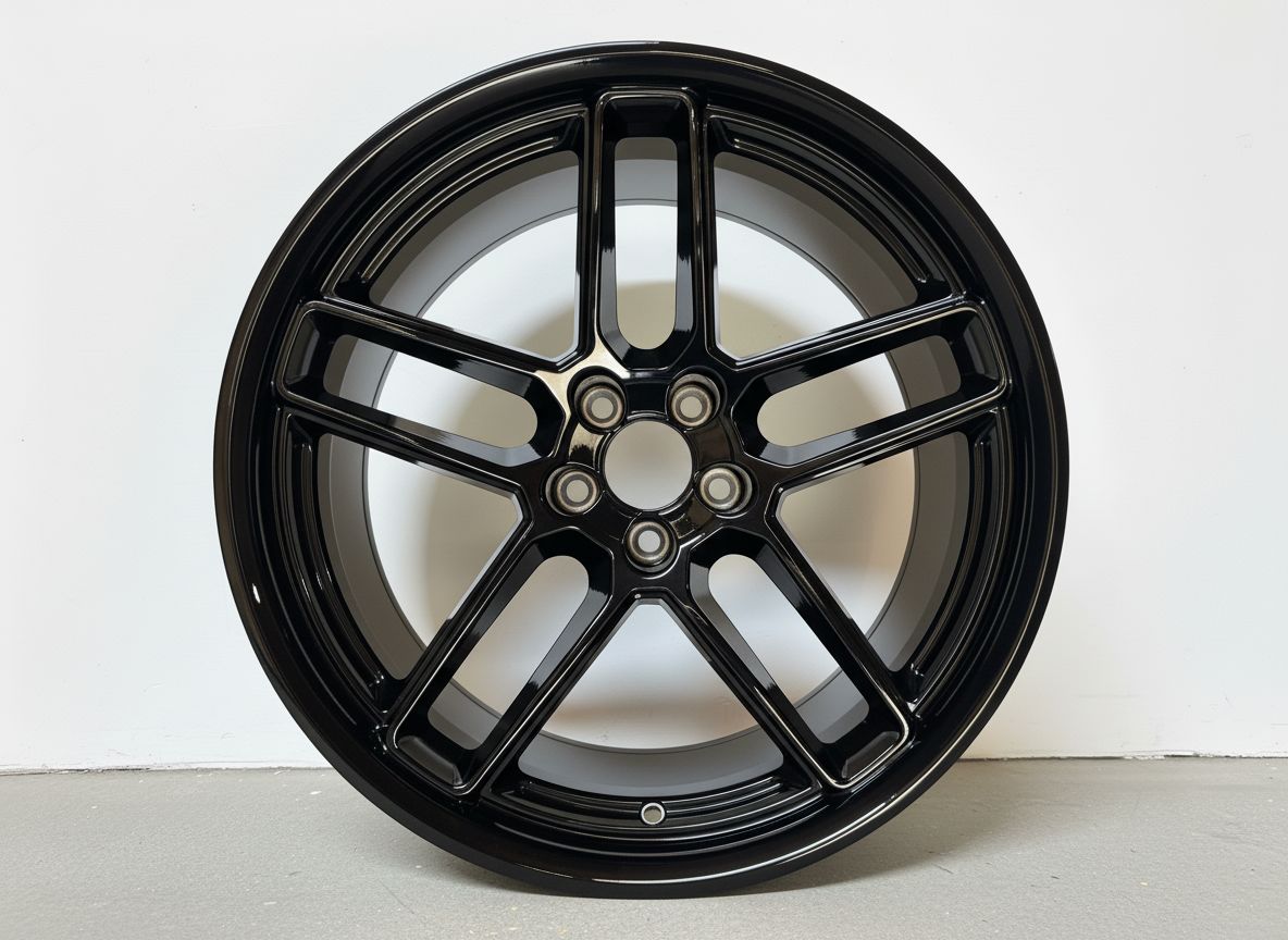 SR7 20x9 5x115 +18 CB71.6 Gloss Black