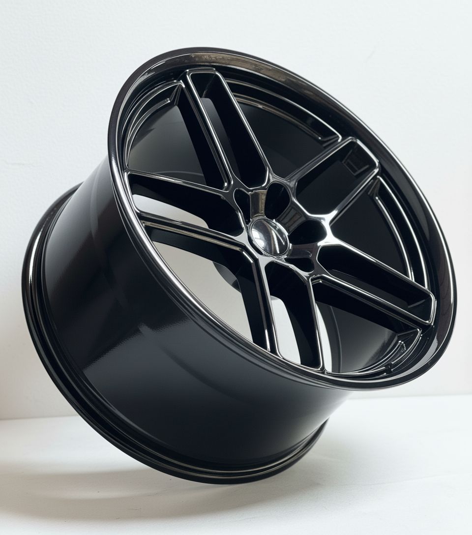 SR7 20x9 5x115 +18 CB71.6 Gloss Black