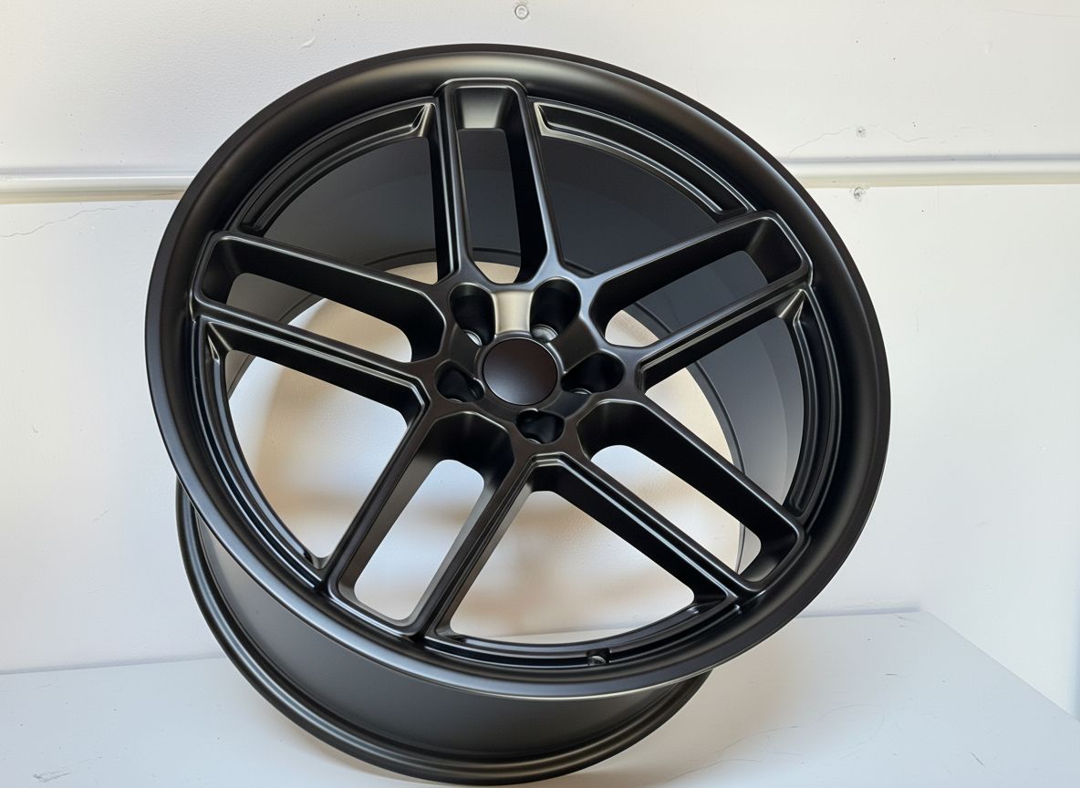 SR7 20x9 5x115 ET18 CB71.6 Matte Black
