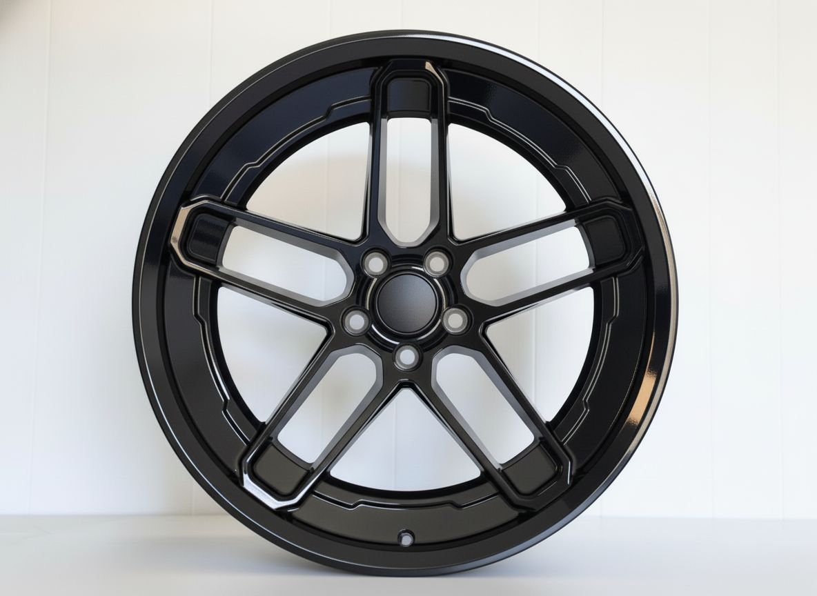 SR8 20x11 5x115 -4.5 CB71.5 Gloss Black