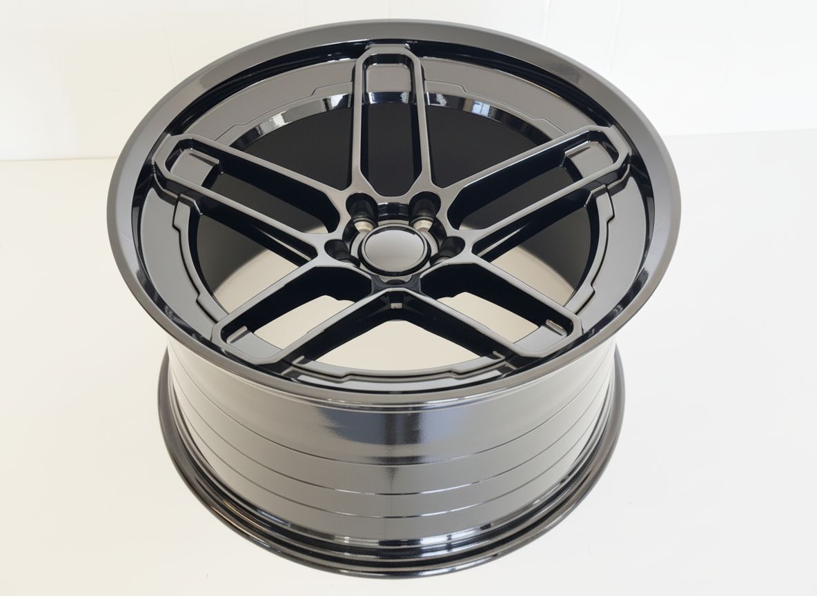 SR8 20x11 5x115 +18 CB71.5 Gloss Black