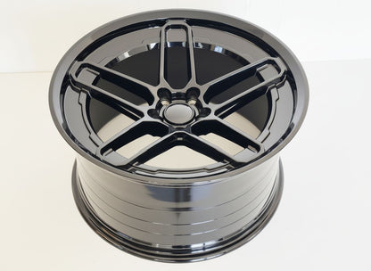 SR8 20x11 5x115 -4.5 CB71.5 Gloss Black