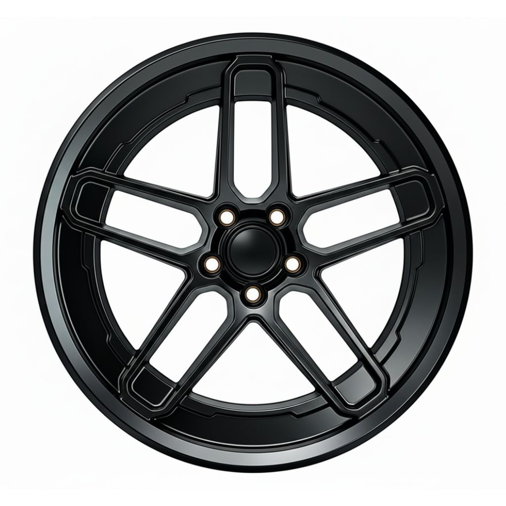 SR8 20x9.5 5x115 +15 71.5 Matte Black