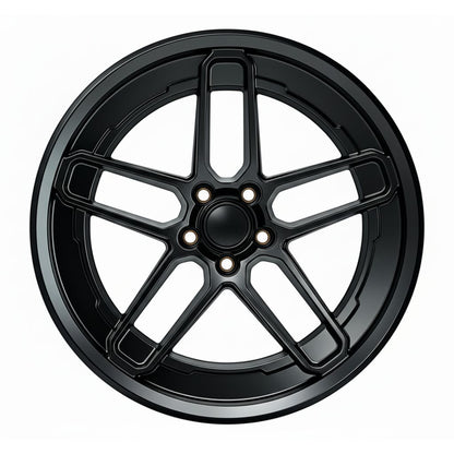 SR8 20x9.5 5x115 +15 71.5 Matte Black