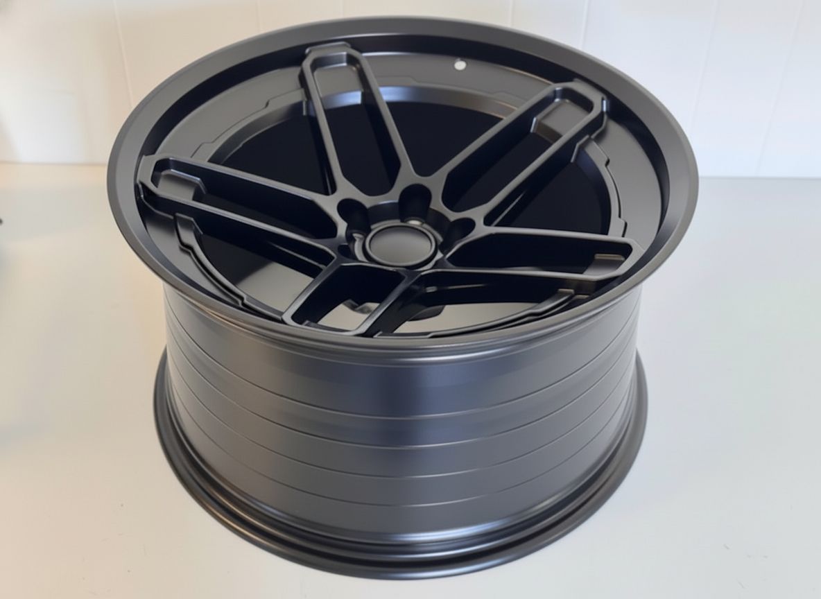 SR8 20x9.5 5x115 +15 71.5 Matte Black