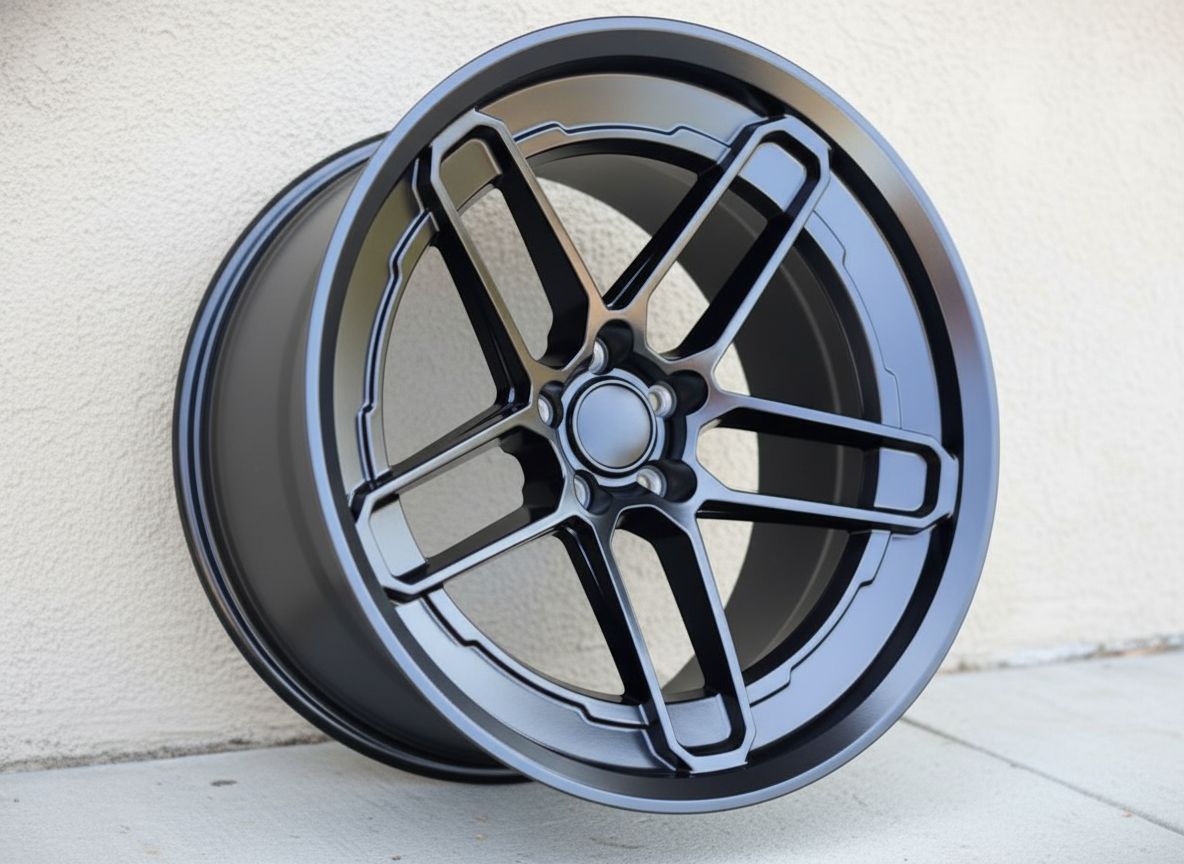 SR8 20x11 5x115 -4.5 CB71.5 Matte Black