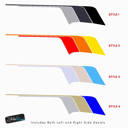 Retro Racing Stripes Fender Decal Sticker. Toyota Tacoma. #6808