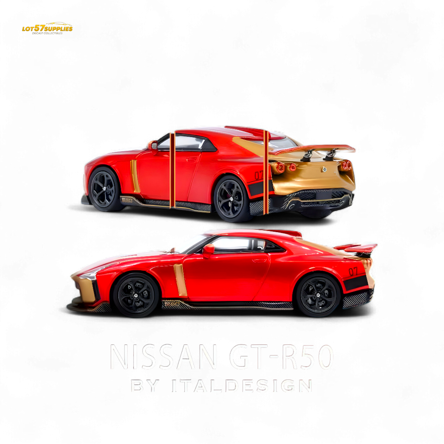 (Pre-Order) INNO64 R50 GT-R - Red 1:64