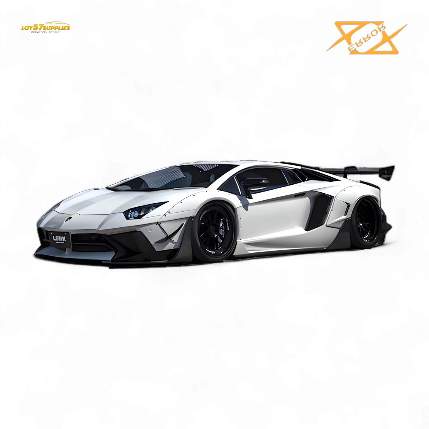(Pre-Order) 404error LBWK Aventador 2.0 - White 1:64